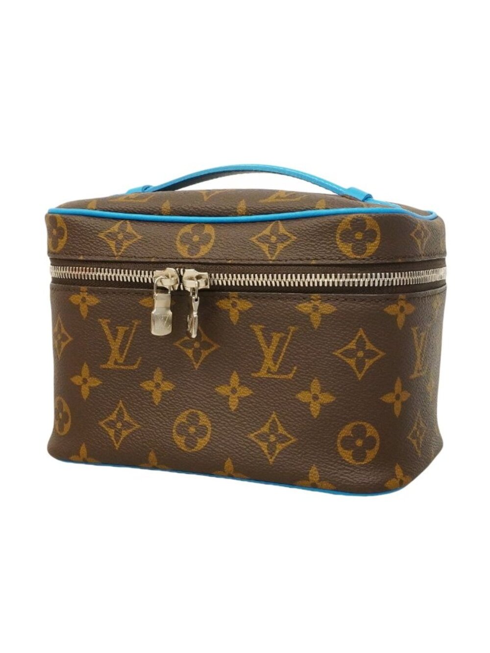 Louis Vuitton Vanity Bag Monogram Nice Mini Gaston Blue